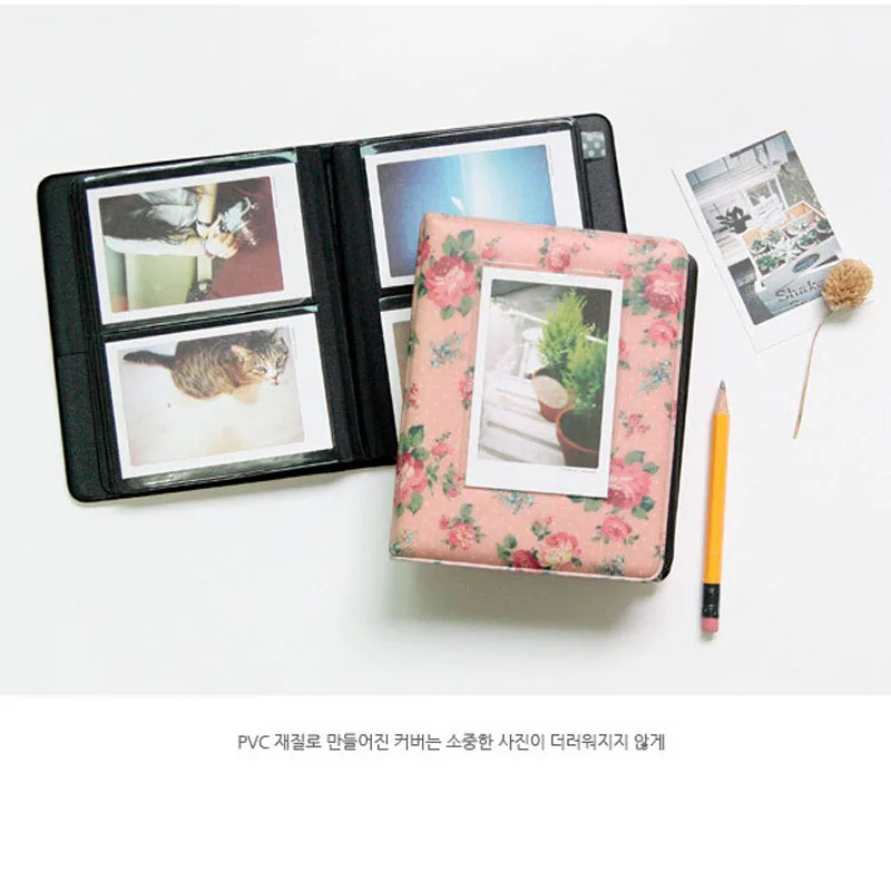Альбом для Fujifilm Instax instant Mini 64 кармана 11 9 8 7s 70 25 50s 90 мини пленки 3/4 дюйма