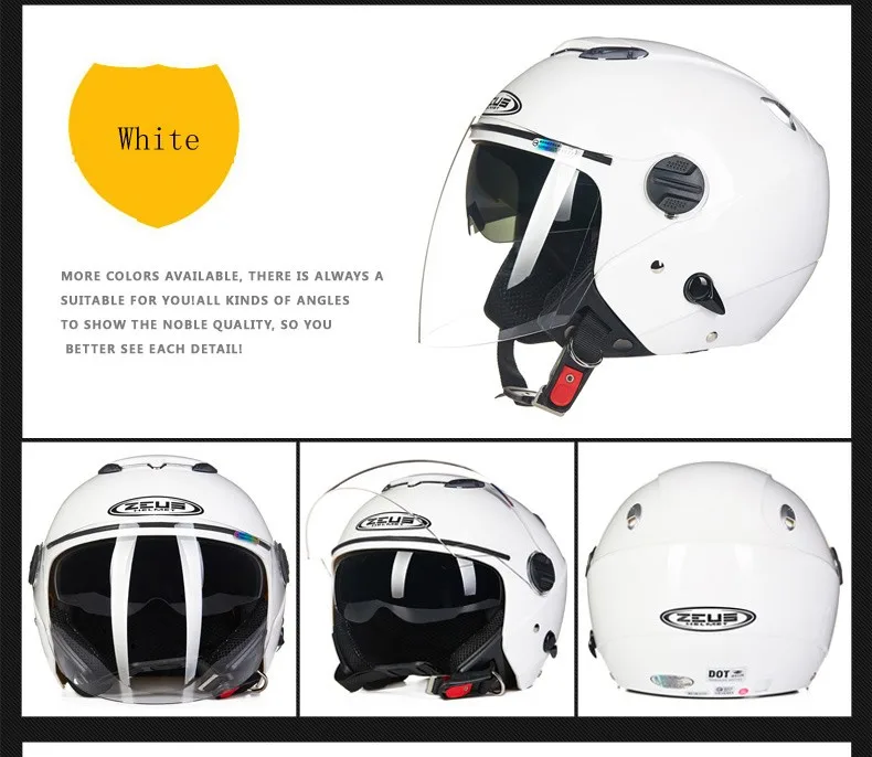 ZEUS moto rcycle, двойной козырек, шлем, 4 сезона, мото rbike, с открытым лицом, Capacete Da moto cicleta Cascos Para moto, шлем 202fb, шлемы