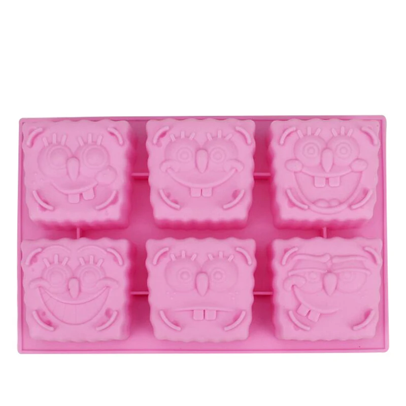 Cartoon cake mould Горячий цветок стволовых край формы помадка инструмент для выпечки форма украшения резинки инструменты для приготовления пасты силиконовые формы украшения торта инструменты - Цвет: Cartoon cake mould