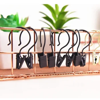 

8 Clips/set Multi-function iron clips hook clothes bra socks photo paper clothespin craft clips household hangers accessories.