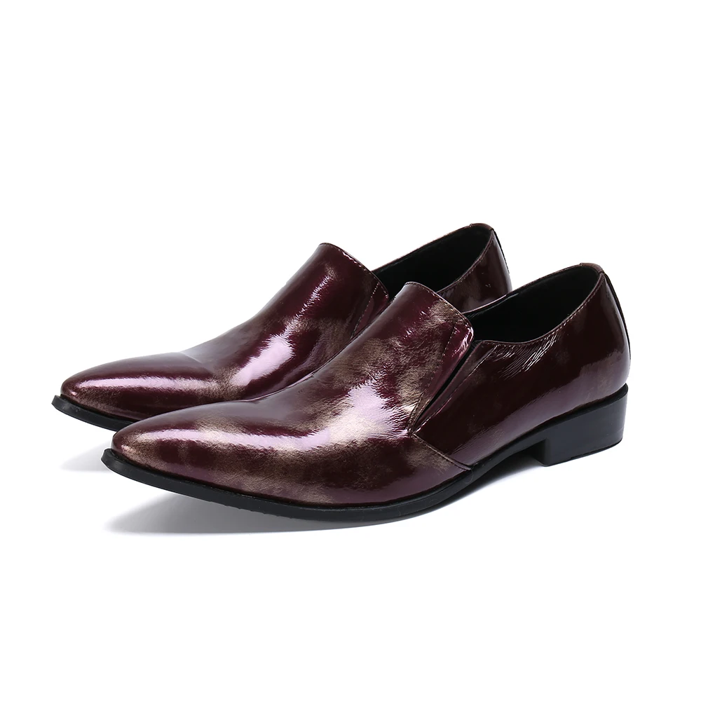 

Individual character male leather shoes fashionable leather shoes brand business casual male shoes Men's shoes with low heels
