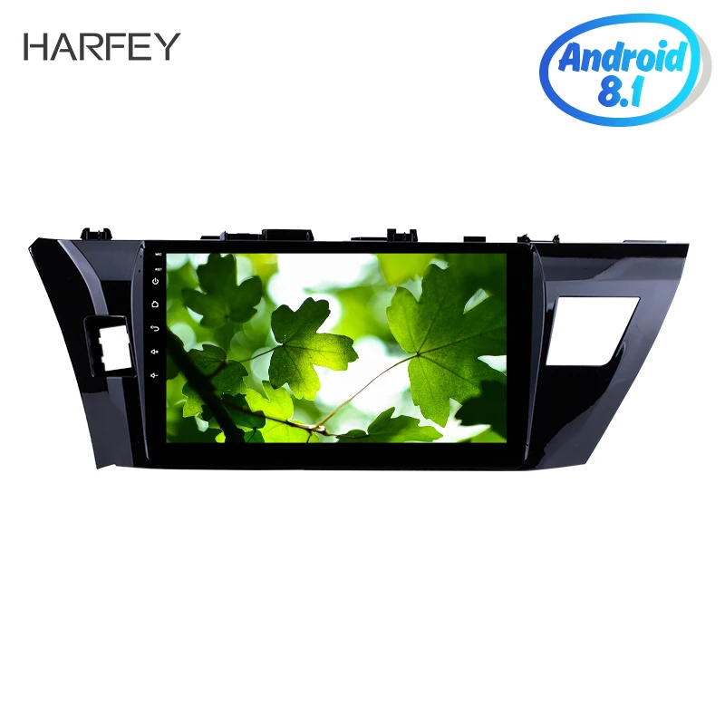 Harfey HD сенсорный экран 10,1 "радио gps навигации системы Android 8,1 для 2013 2014 2015 Toyota Corolla сзади камера DVR Carplay