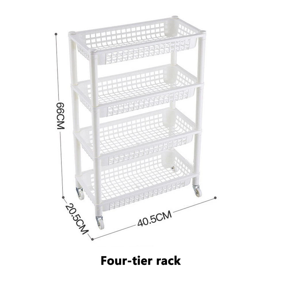 Домашняя съемная полка хранения колесная тележка кухонные полки для ванной комнаты Органайзер держатель многослойная подставка шкафчик