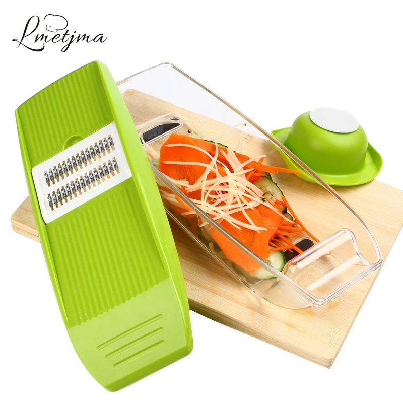 Lmetjma мандолина slicer руководство овощерезка с 5 лезвий многофункциональная овощерезка картофель лук срез LK0728E