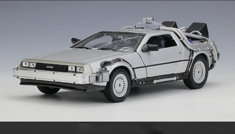 WELLY 1:24 Сплав Классический литья под давлением автомобилей delorean Back to The Future часть 1/2/3 DMC-12 металлическая модель игрушка автомобиля для детей подарки коллекция