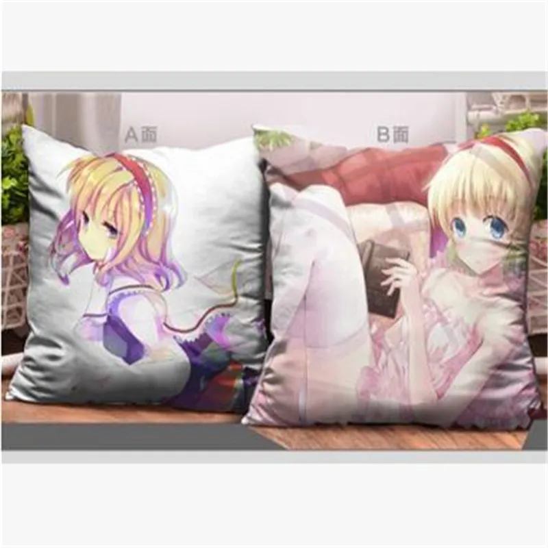TouHou Project аниме Мультяшные подушки 43x43 см декоративная подушка мягкая