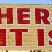 Jack Rabbit Trading Post Sign Joseph City AZ Poster Print (18 x 6)