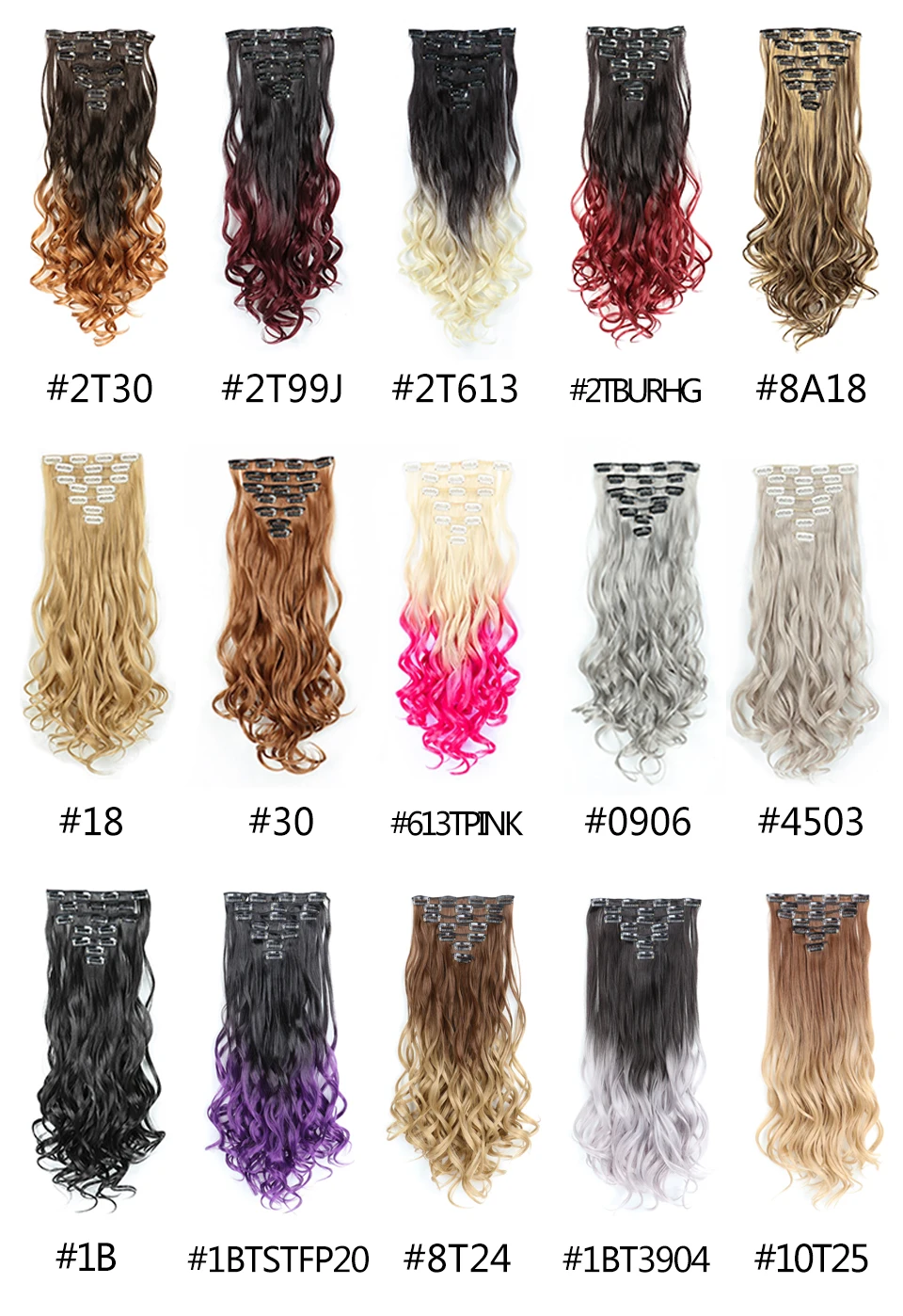 High Quality Apliques e perucas