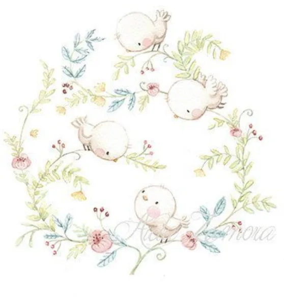 

10*8 Birds rubber stamp Transparent Clear Stamps Silicone Seals for DIY scrapbooking photo album Card Making