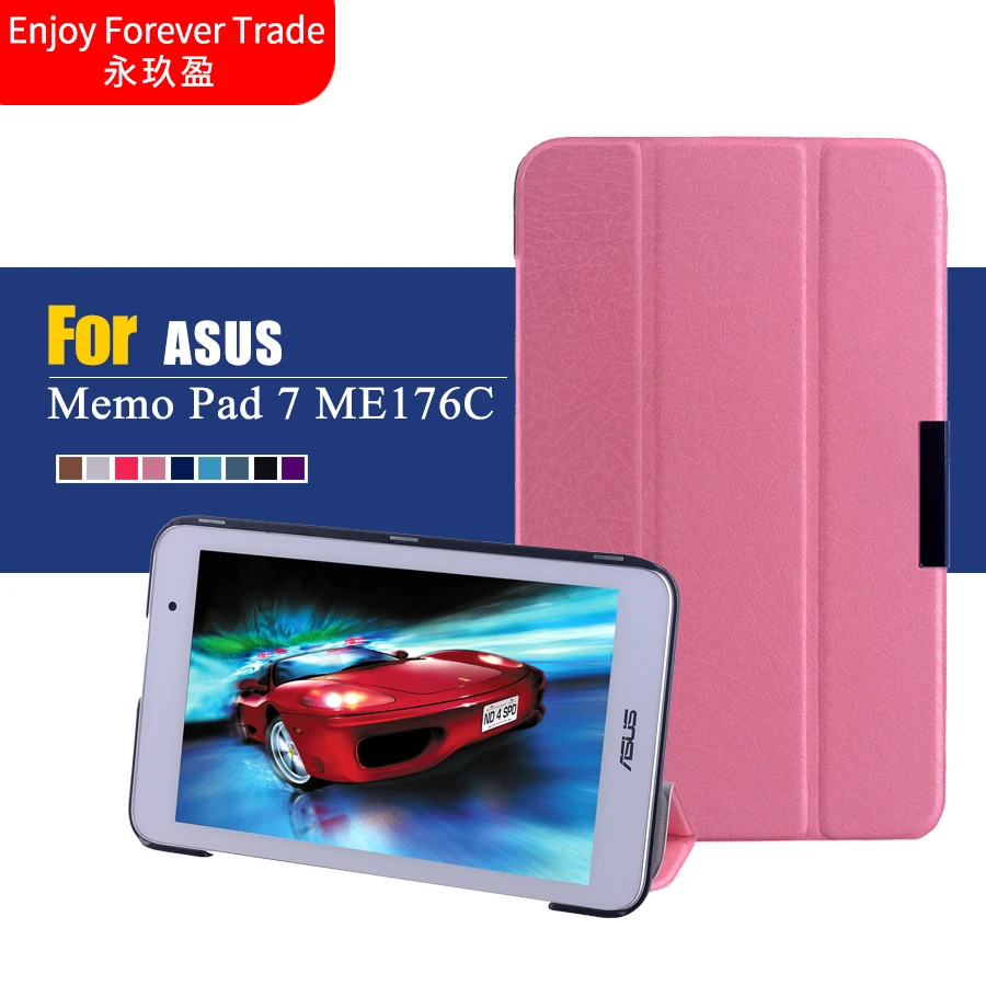 Hot selling Ultra Slim Leather Case Cover For Asus Memo Pad 7 ME176C ME176CX Tablet | Компьютеры и офис