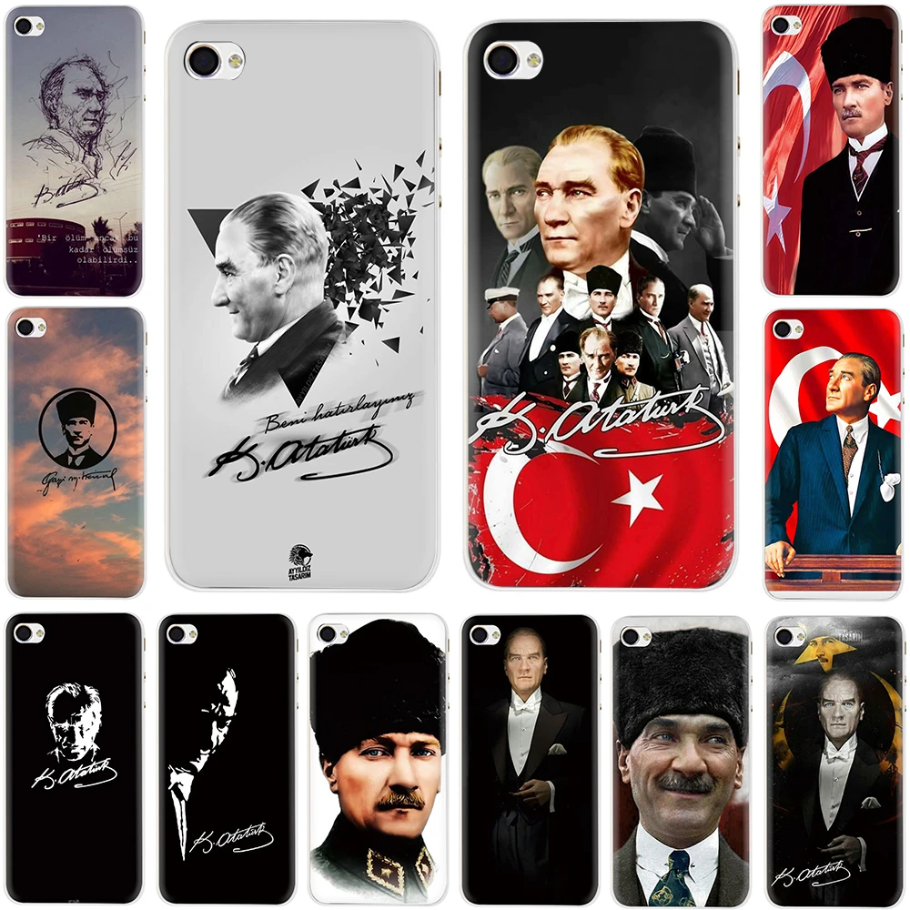 

Mustafa Kemal Ataturk Hard Phone Cover Case for Apple iPhone 5 5S SE 6 6S 7 8 Plus X XR XS 11 Pro MAX