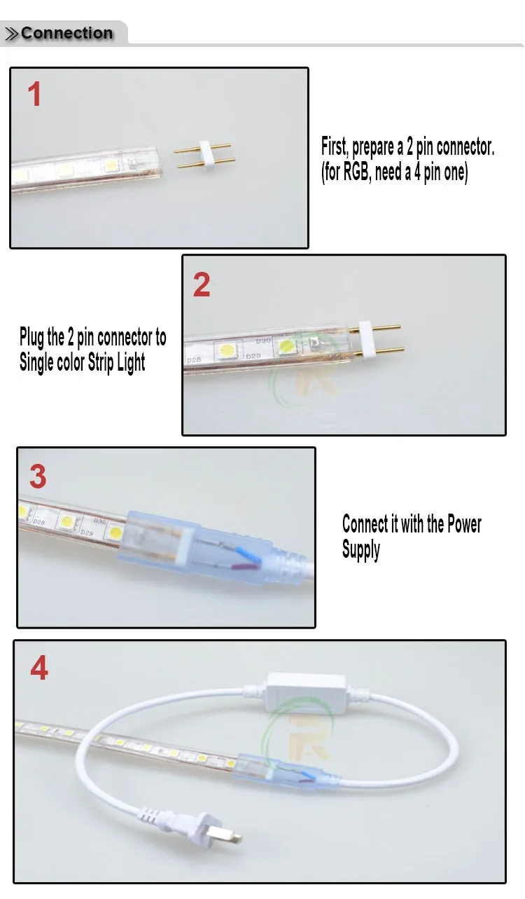 220V Strip Connect 5050