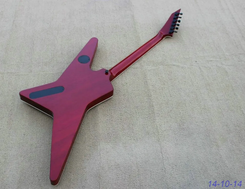 Лучшая гитара explorer специальная форма электрическая see thru red ebony fingerboard