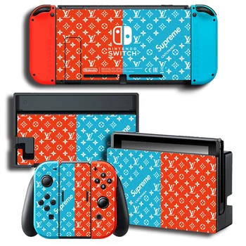 

Vinyl Skin Protector Skins StickerS for Nintendo Switch NS Console + Controller + Stand Holder Colour Sticker