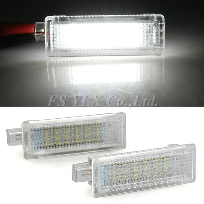 

2pc auto parts car welcome light led courtesy lamp For BMW E60 E61 530i 535i M5 E87 E70 E90 E92 E93 White LED car door lamp