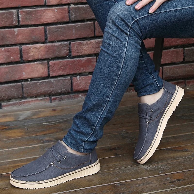 denim men casual shoes luxury brand espadrilles summer spring fashion sneakers  comfortable driving footwear canvas moccasins (23)