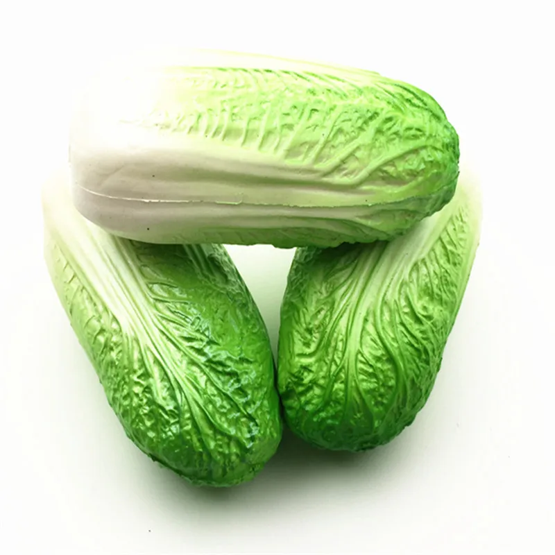 Squishy Cabbage Vegetables Squishies Slow Rising Jumbo Food font b Toys b font For Kitchen Decoration
