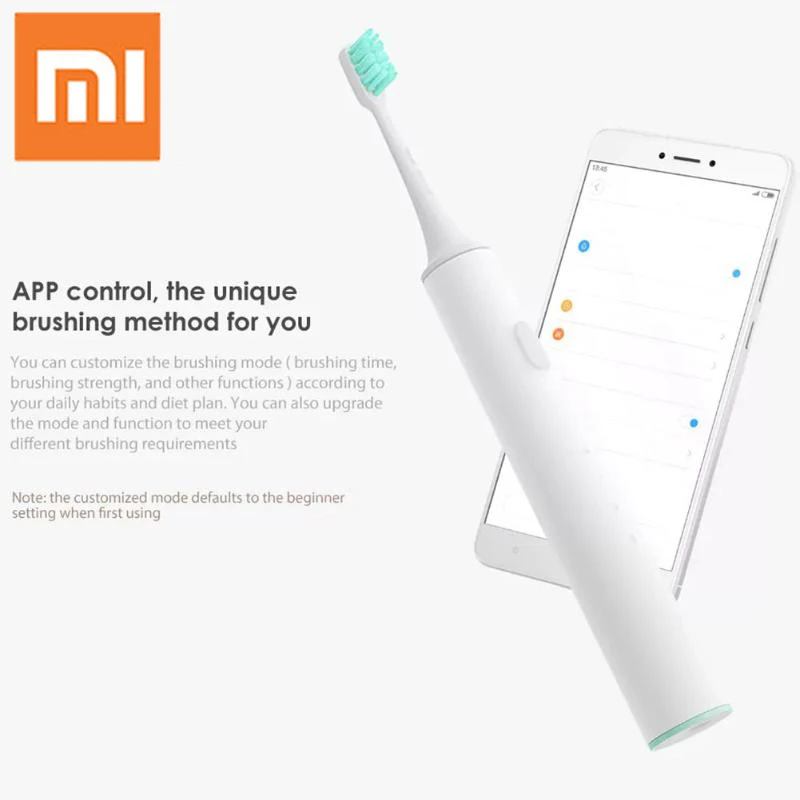 

Original Xiaomi Electric Toothbrush Mijia IPX7 Waterproof Sonic Electric Tooth Brush USB Rechargeable Toothbrush Teeth Cleaning