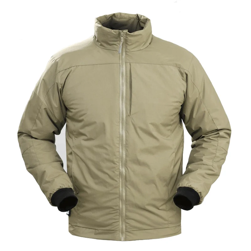 Men Jacket Casual Portable Tactical Padded Jacket Waterproof Thermal ...