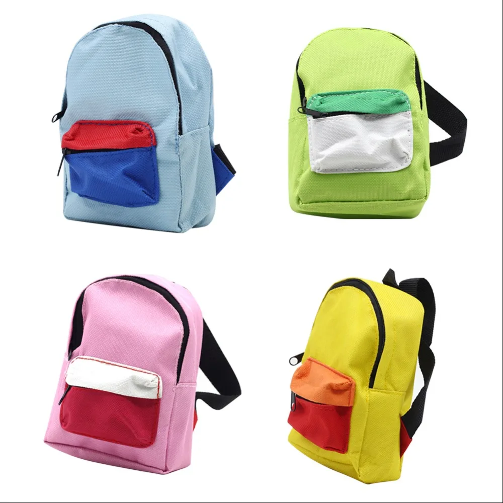Doll Accessories 4 Colors Bag Backpack Fit 43cm Zapf Doll And 18 Inch