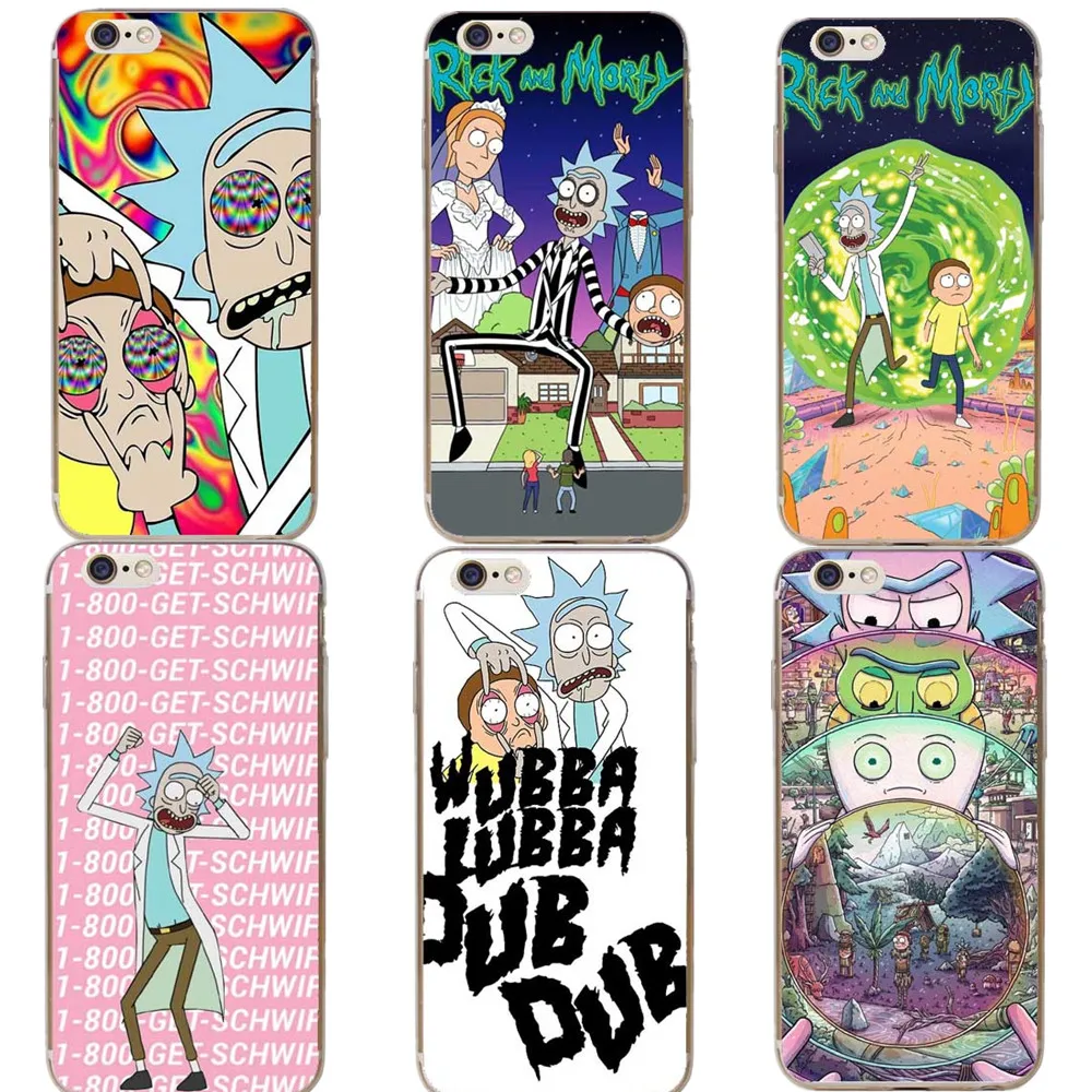 rick and morty coque iphone 7