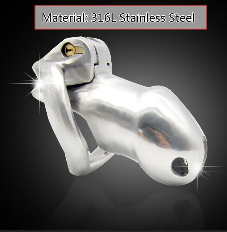 Male-316L-stainless-steel-Luxury-Honorable-Small-Size-Cage-Male-Chastity-Magic-Locker-Device-Sex-Toy