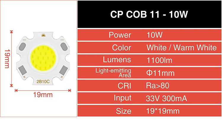 DIY светодио дный COB чип 3 Вт 5 Вт 7 Вт 10 Вт 12 Вт 15 Вт высокое Яркость яркость лампы DC9-50V для Открытый прожектор пятно света холодный белый теплый