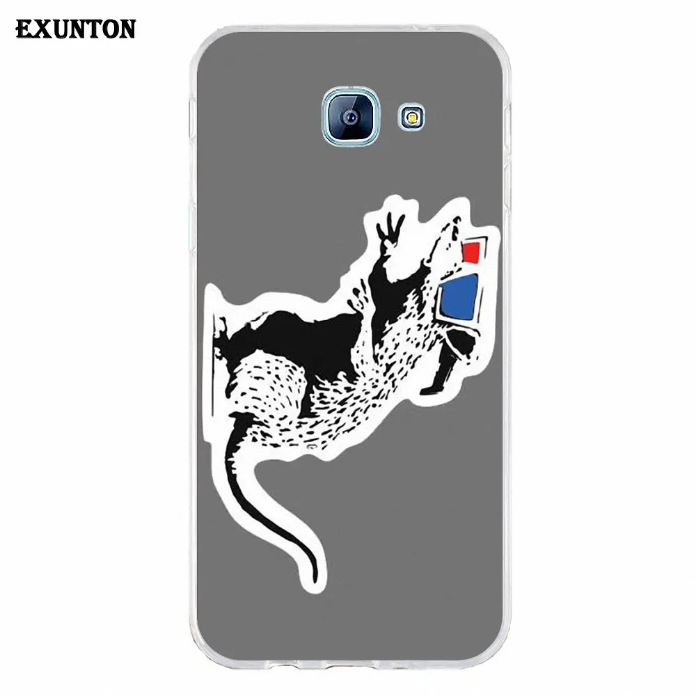Граффити крыс в очках Ist Бэнкси для Galaxy J1 J2 J3 J330 J4 J5 J6 J7 J730 J8 mini Pro TPU Защитный чехол Чехол - Цвет: as picture