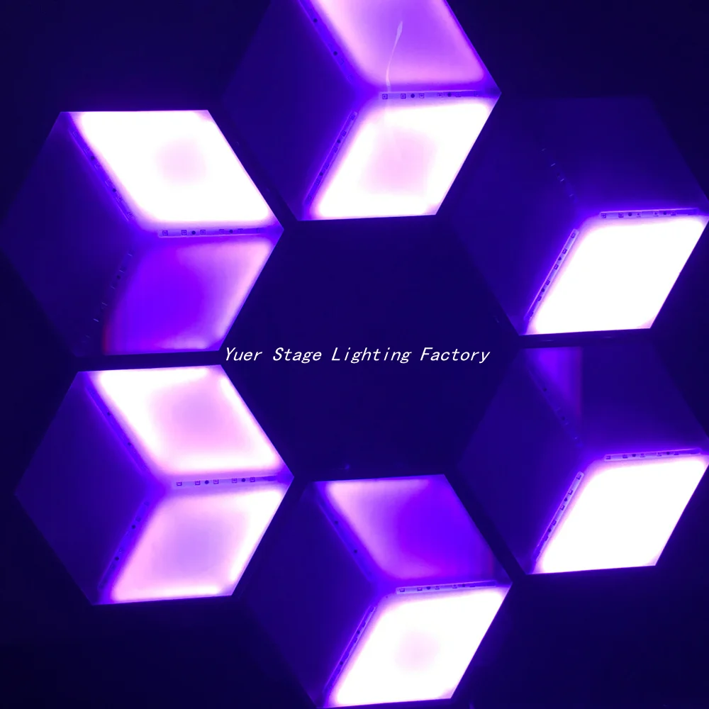 8 шт./лот dmx512 126 шт. 5050 SMD RGB 3в1 Железный корпус Светодиодная лампа для сценических