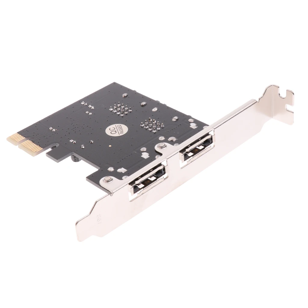 Dovewill Desktops PCIE to 2xSATA3.0 /2x ESATA 6Gbps Expansion Controller Adapter Card