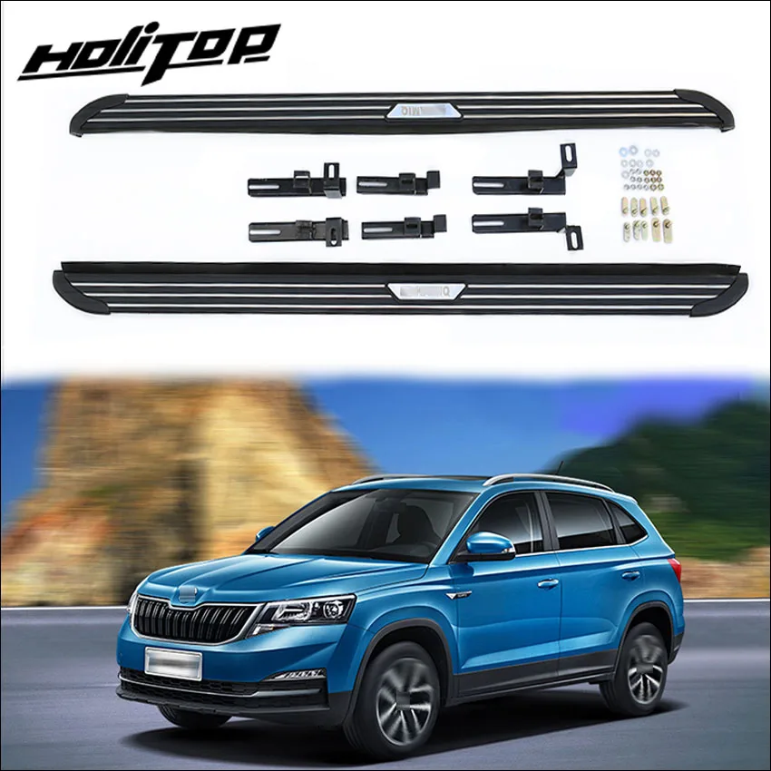 Новое поступление боковые ступенчатые педали для Skoda KAMIQ 2018 2019 2020 изготовлены с