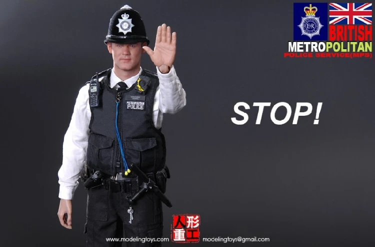 Modélisation des Jouets British Metropolitan police Service police armée officier 1//6