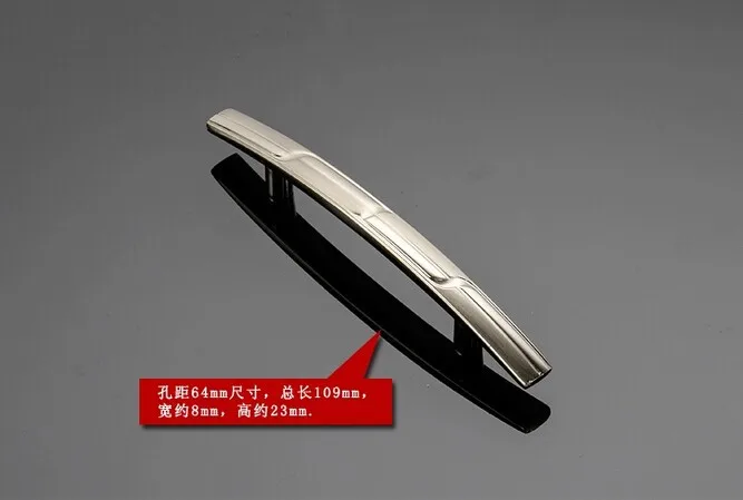 

10pcs/lot Contemporary and contracted stainless steel salad hand European cabinet chest door shake handshandle small handle knob