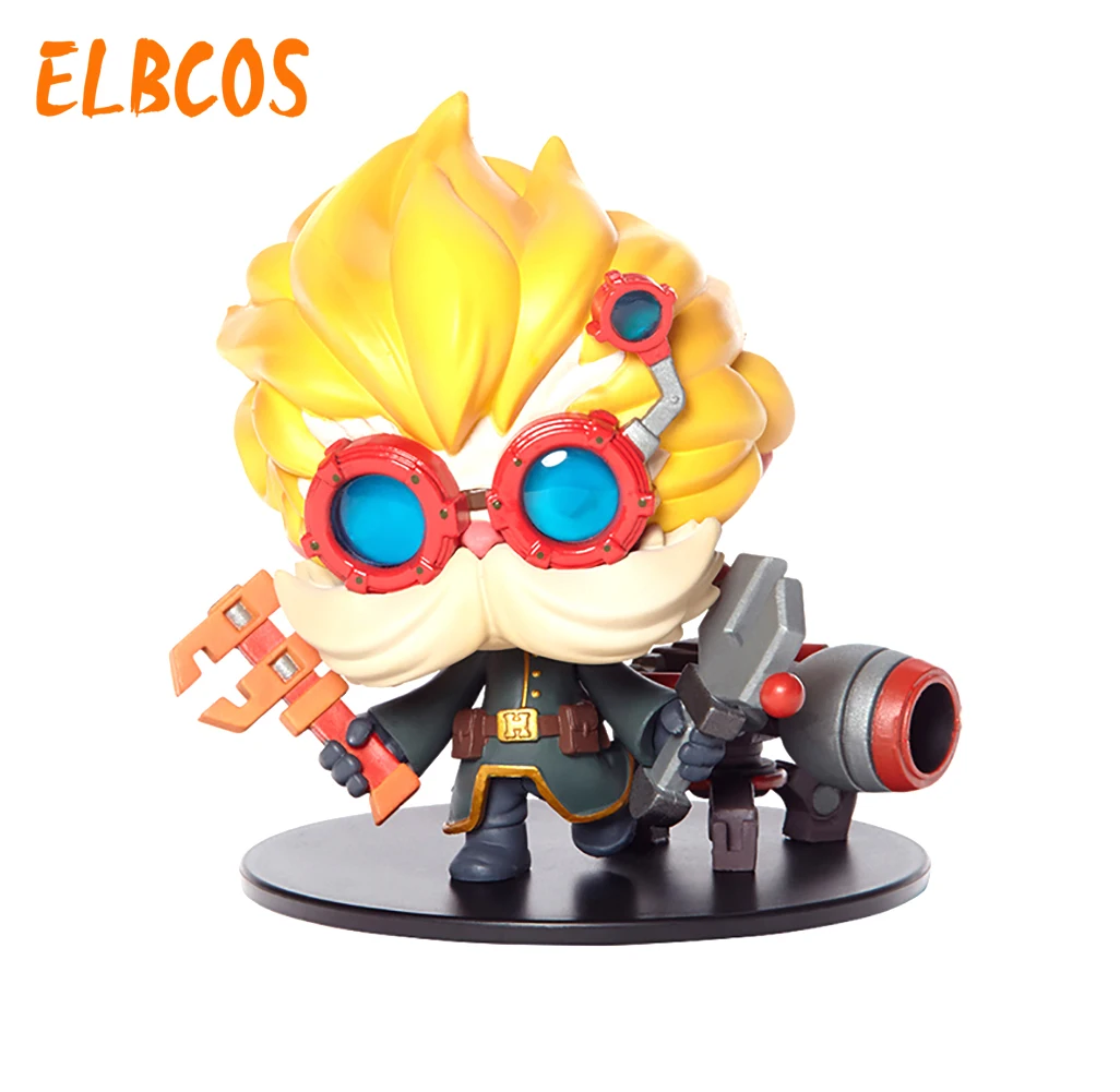 ELBCOS jax jinx Leona Gragas Kha'Zix Darius thresh Heimerdinger Lulu Tristana Poppy Nautilus 10 см/3,9 ''фигурки модель игрушки