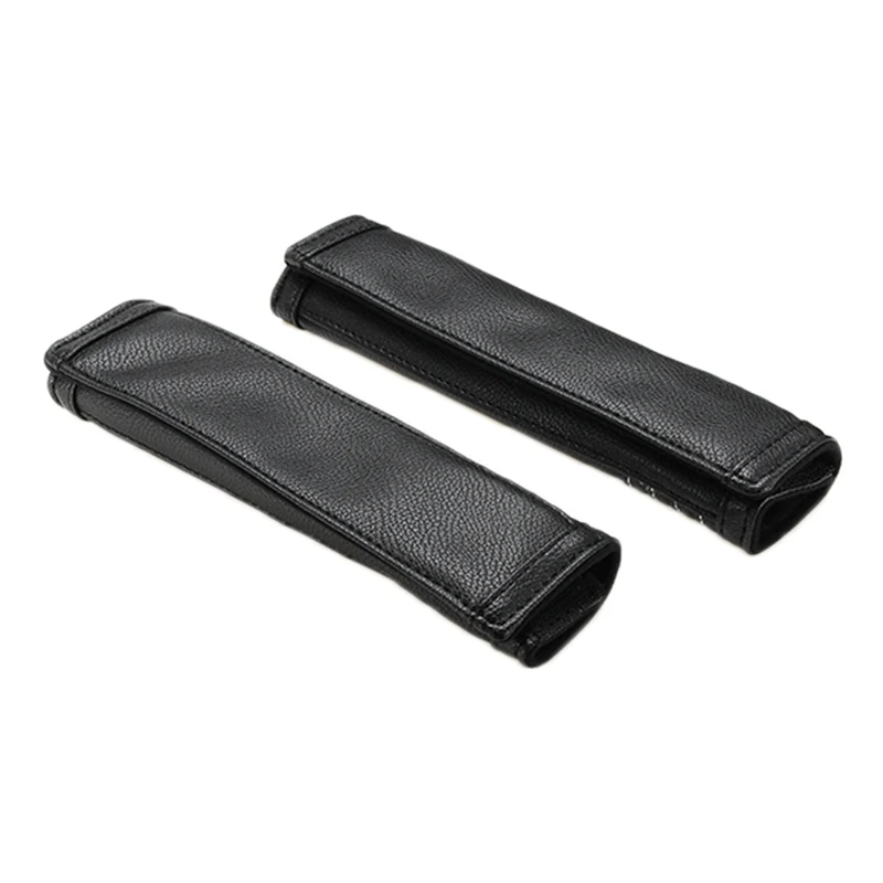 2Pcs 225mm Imitation Leather Safety Seat Belt Cover Auto Seat Belt Shoulder Pad Mat Universal Black Car Interior Accessories 2Pcs 225mm Imitation Leather Safety Seat Belt Cover Auto Seat Belt Shoulder Pad Mat Universal Black Car Interior Accessories