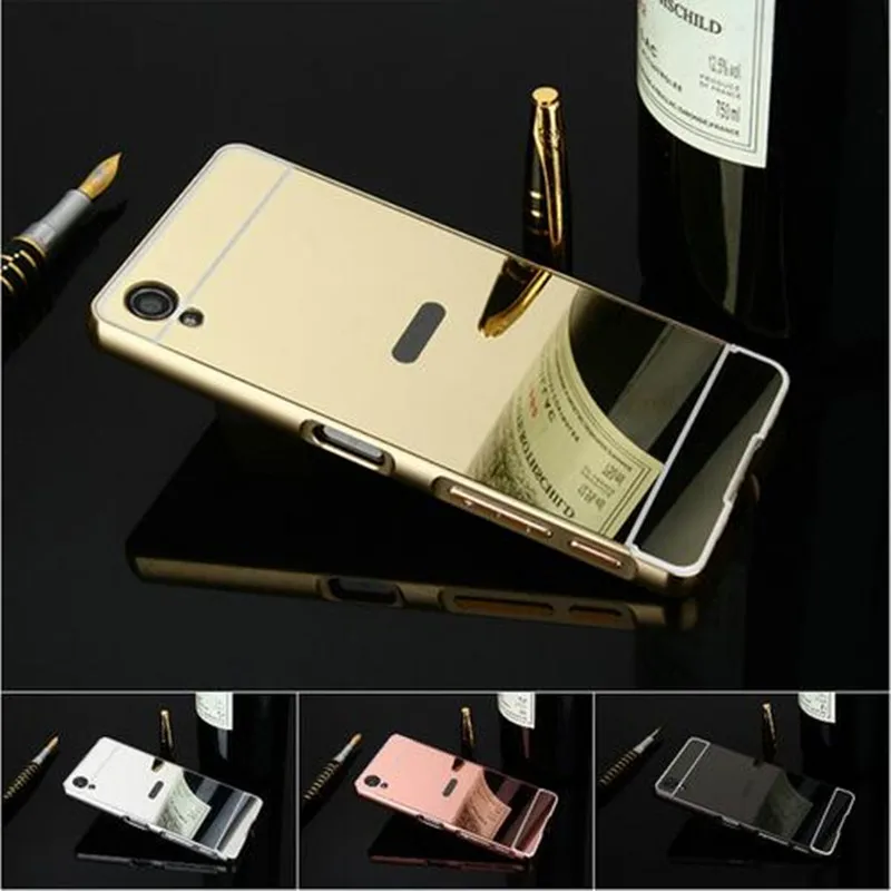 Чехол для телефона Sony Xperia XA1 G3121 G3123 G3116 роскошный алюминиевый зеркальный чехол XA2