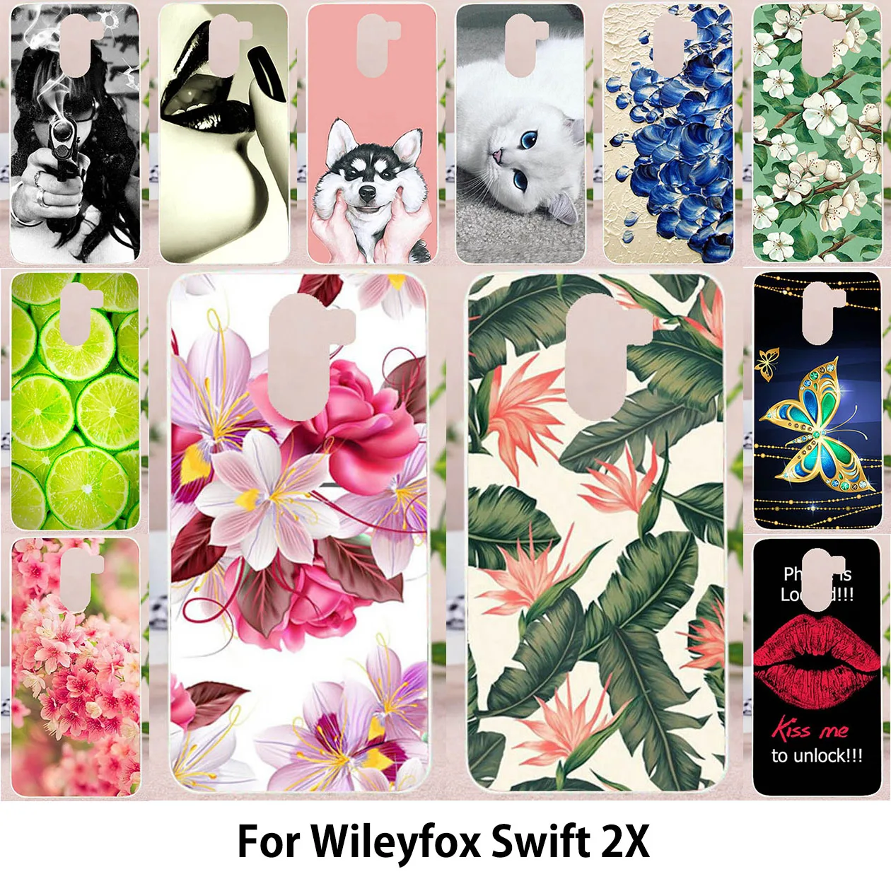 

Phone Case For Wileyfox Swift 2X Case TPU painted Silicone Fundas For Wileyfox Swift 2X 2 X 5.2 inch Cover Bumper