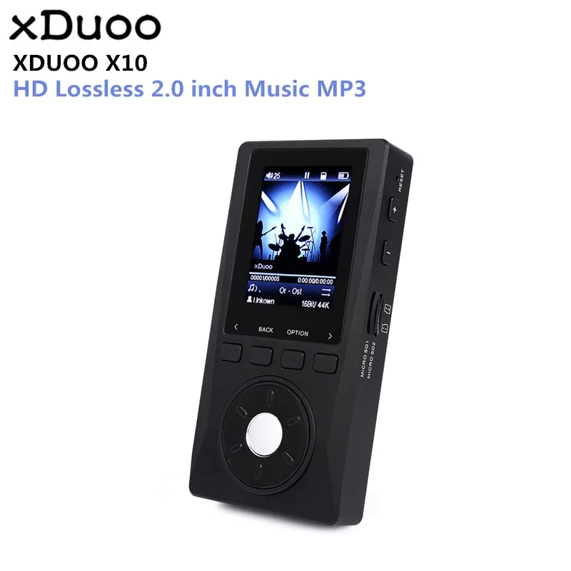 

XDUOO X10 Portable High Resolution Lossless DSD Music MP3 MP4 Player DAP Support Optical Output 2.0 inch TFT LCD Player