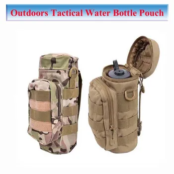 

Outdoor Molle Water Bottle Bag Army Tactical Military Kettle Pouch Climbing Hiking Kettle Bag Camping Travel Sport Bottle Bag