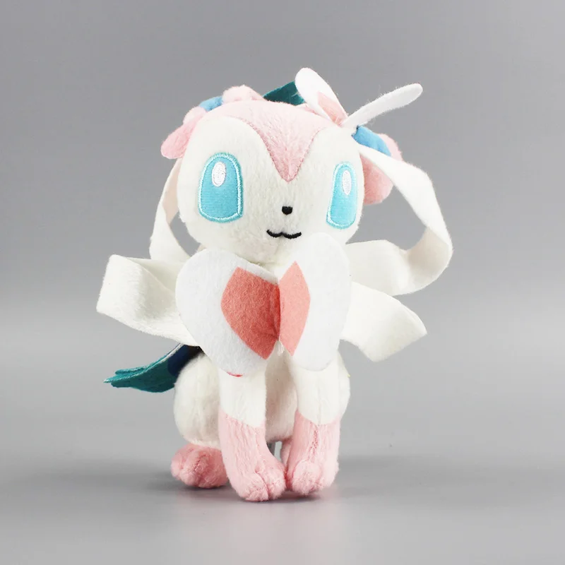 9 шт./лот 20 см Sit Eevee Sylveon Espeon flarion Umbreon Glaceon Jolteon vaporion Leafeon мягкие животные плюшевые игрушки