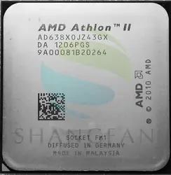 Процессор AMD Athlon II X4 638 X4-638 2,7 ГГц Quad-Core Процессор процессор AD638XOJZ43GX разъем FM1