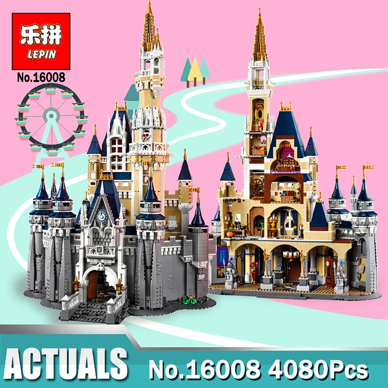 

4080pcs Cinderella Princess Castle City set 16008 Building Block Kids DIY Toy Birthday Gift Compatible Legoinglys 71040