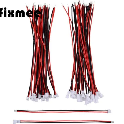 

20 Pairs JST 1.25mm 2 Pin Micro Male Female Connector Plug Wires Cables