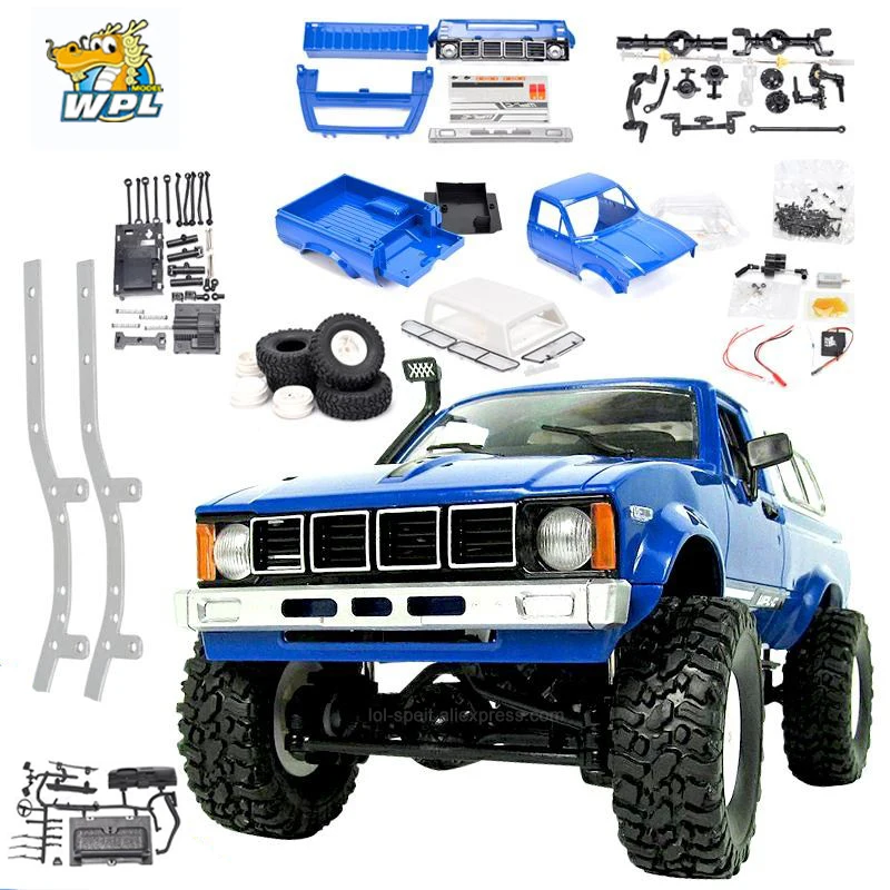 

WPL C34/C34K/C34KM RC Car 1:16 FJ40 Metal Version Four-Wheel Drive Climbing Off-Road Remote Control Car DIY accessories Parts