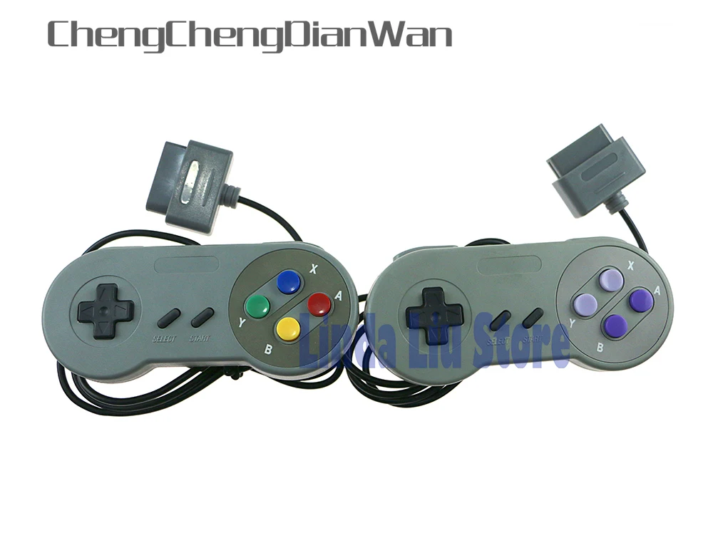 ChengChengDianWan High Quality Controller for Super Nintendo SNES System Console Control Pad Newest 3pcs/lot | Электроника