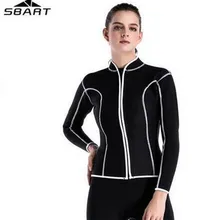 SBART 2 мм неопрен женский жилет для Акваланга водолазные костюмы гидрокостюмы для сноркелинга Рашгард для серфинга оборудование с длинными рукавами