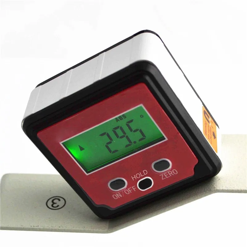 

Digital Angle Finder Protractor Inclinometer Level Box Level Measuring Tool Electronic Angle Meter Gauge With Magnetic Base