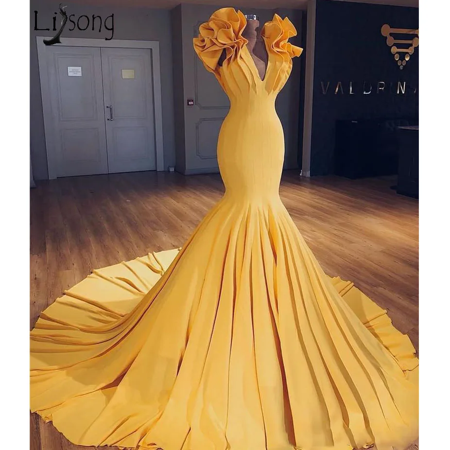 yellow prom gowns 2019