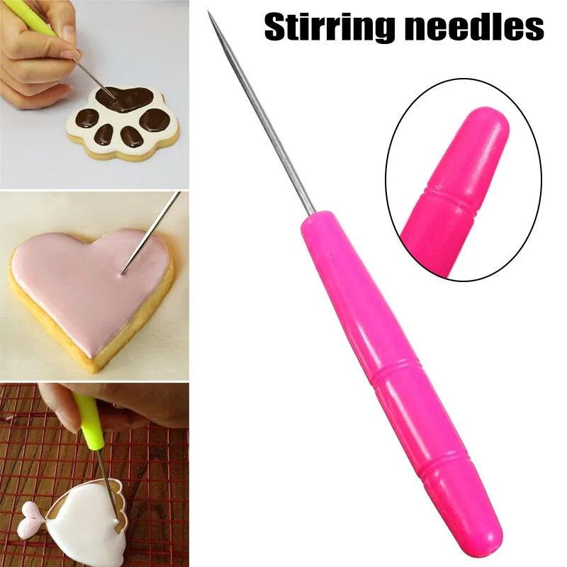 

Stirring Needle Fondant Cake Cookies Decorating Carving Embosser Marking Patterns 899