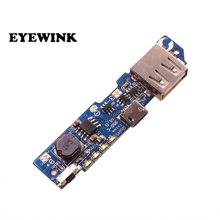 5V 2.1A зарядное устройство модуль зарядки плата PCB Повышающий Модуль питания DIY 18650 батарея